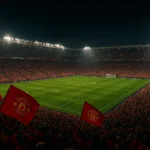 Stadion Old Trafford penuh suporter Manchester United pada musim 2025